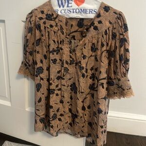 Ulla Johnson|Short Sleeve silk Blouse|6